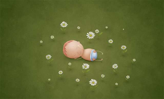 Spring Desktop Wallpaper Newborn