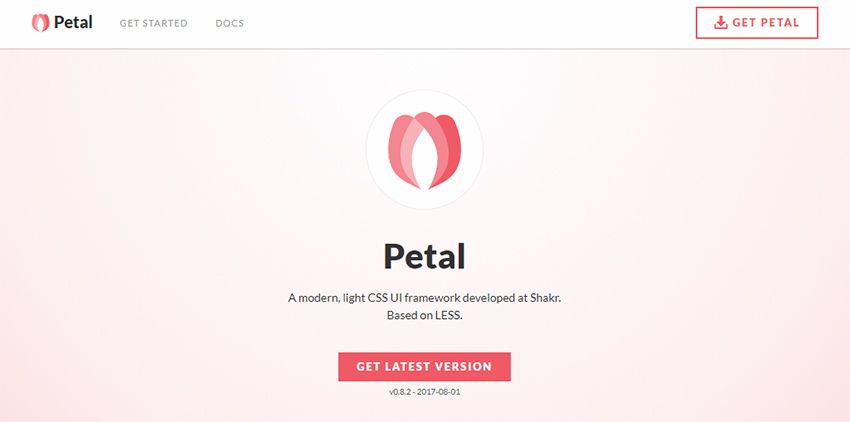 petal css framework
