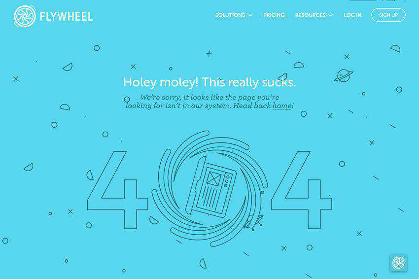Holey moley This really sucks 404 page not found web design inspiration
