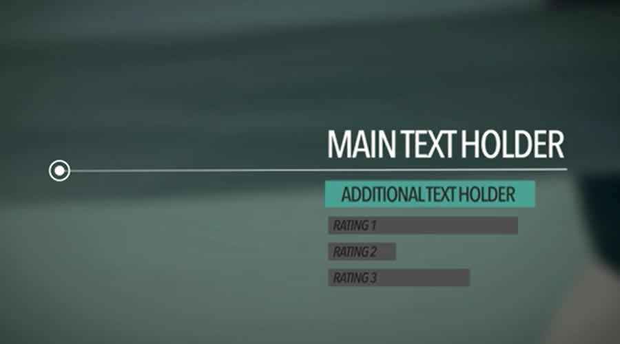 Modern Call-Out lower thirds animation ae adobe after effects template motion design project files video movie free