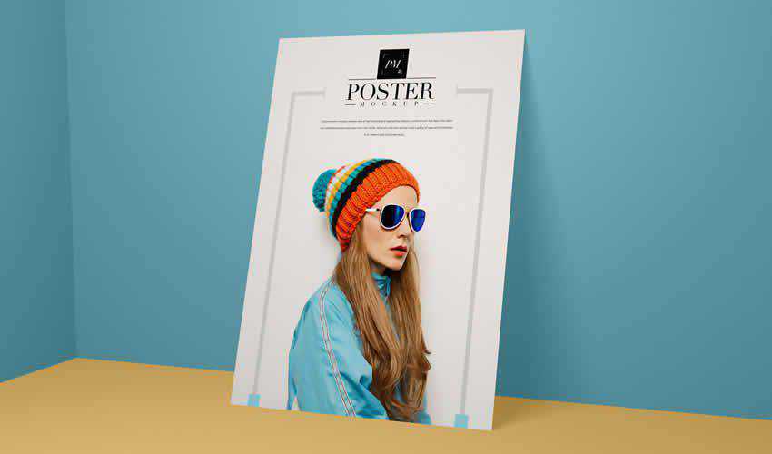Modern Branding free psd photoshop poster mockup template editable flyer