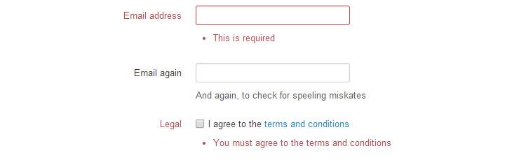 jqBootstrapValidation Another jQuery validation framework Bootstrap