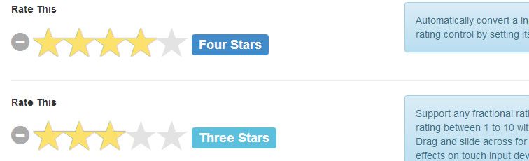 jQuery star rating plugin Bootstrap