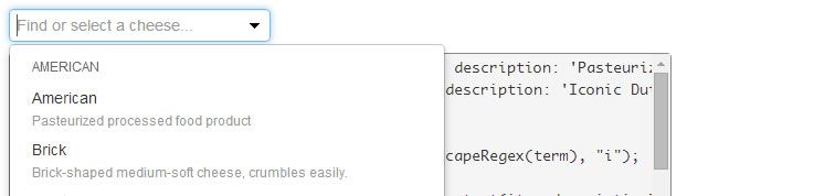 useful plugin extends default Bootstrap Typeahead component