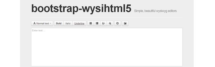 Javascript plugin easy create simple WYSIWYG editors