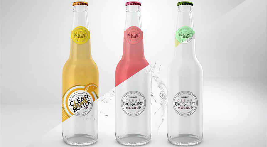 Crown Cork Bottle Photoshop PSD Mockup Template