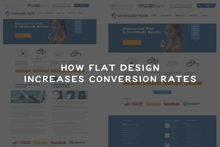 How Flat Design Increases Conversion Rates