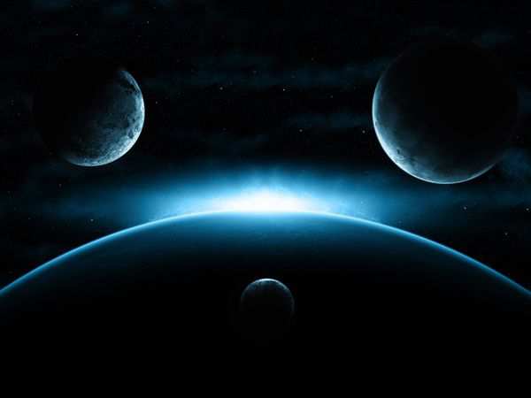 space wallpaper Cosmic Sunrise