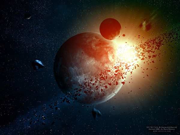 space wallpaper Detritus