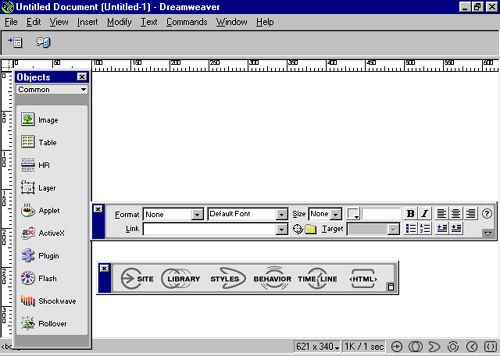 Macromedia released Dreamweaver in 1997