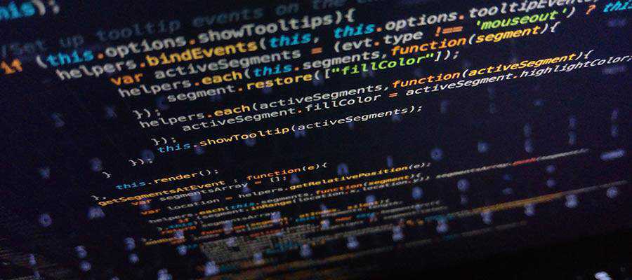 Code displayed on a computer screen.