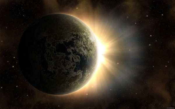 space wallpaper Eastern Sunrise Updated