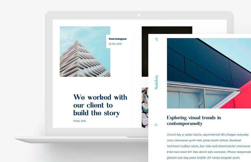 Subtlety Light Minimal web design layout adobe photoshop template free psd format