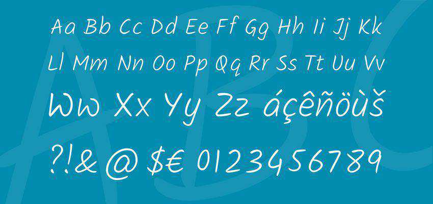 Kalam on Google Fonts free comic cartoon font family