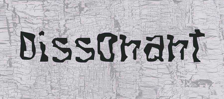 Dissonant Font free gothic font family