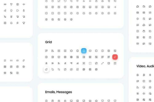 Top 50 Free Icon Sets for UI Designers for 2024