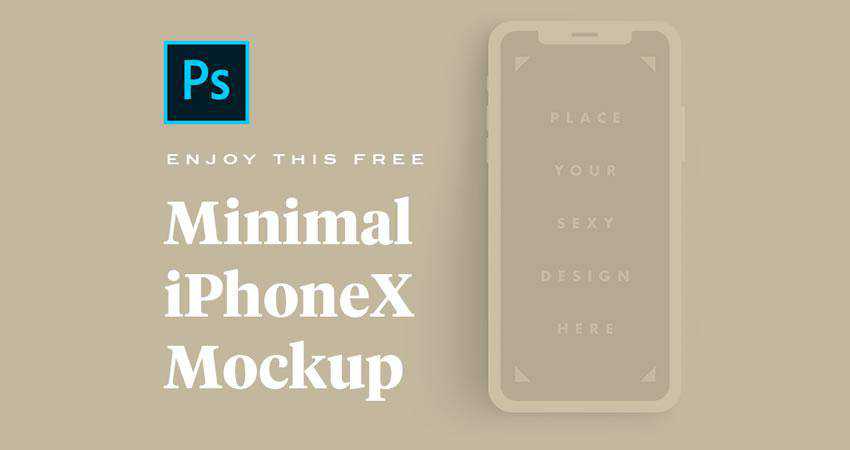 Minimal iPhone Mockup free iphone mockup template psd photoshop