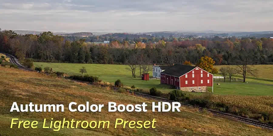 Autumn Color Boost Free HDR Lightroom Preset