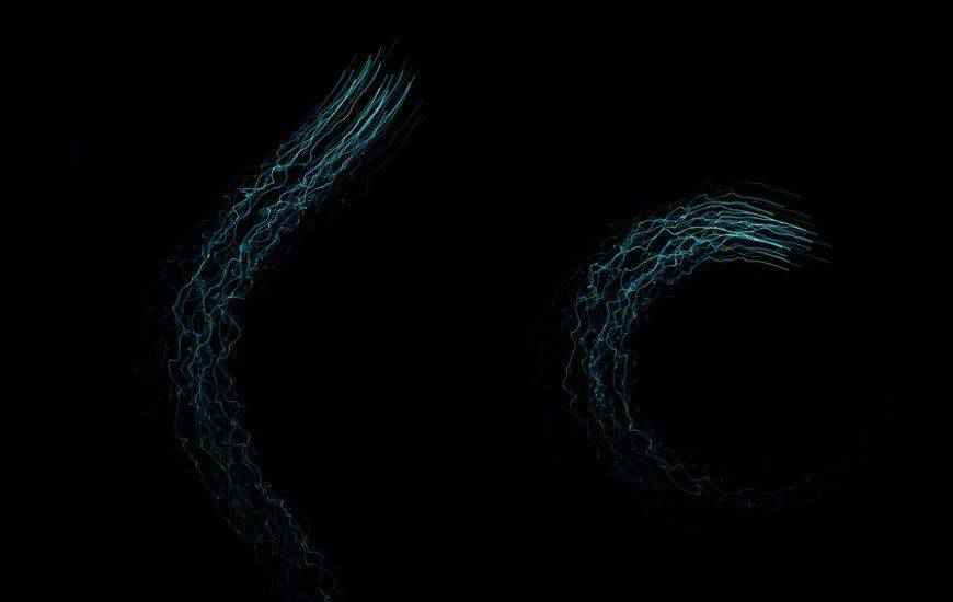 Swirly Lights ribbon swirl photoshop brush free