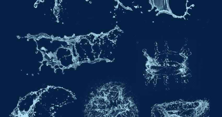 Water Splash free photoshop nature brush sets