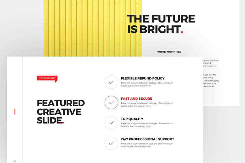 Balance - free keynote presentation template