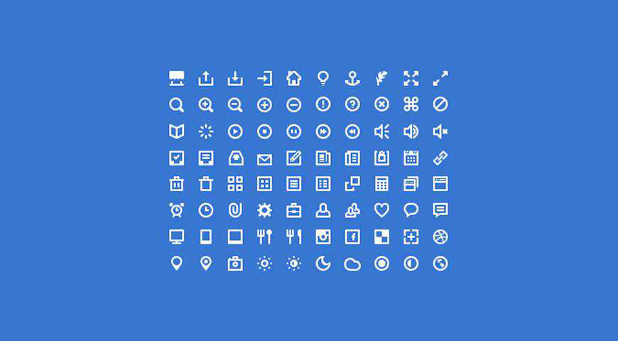 Mini Icon Set @fontface webfont free