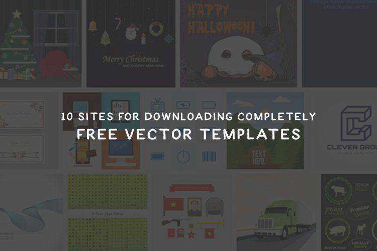 10+ Best Sites for Free Vector Templates