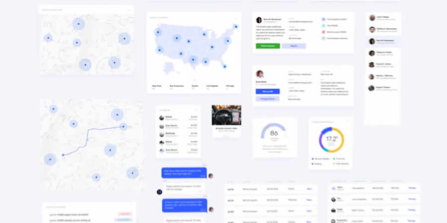 Velocity Dashboard Free Web UI Kit 