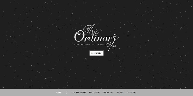 The Ordinary handdrawn typography web design trend