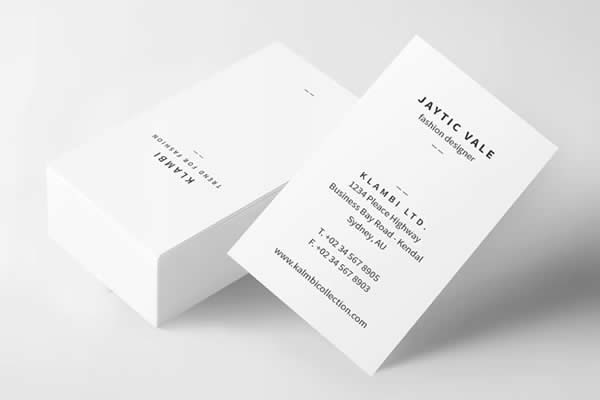 Minimal & Simple InDesign Business Card Template INDD