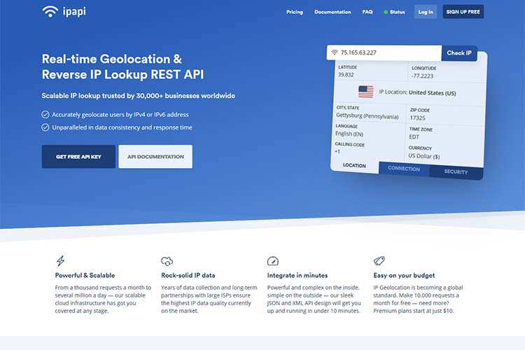 ipapi Adds Real-Time Geolocation and IP Data to Your Projects Sponsored