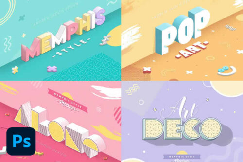 20+ Best Photoshop Actions for Creative Text Effects