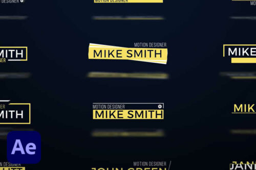 10+ Best Free Lower Thirds Templates for After Effects