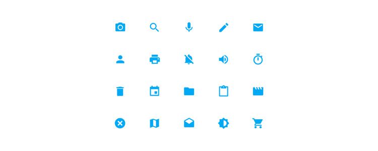 Material Design System Icons by Walmyr Carvalho