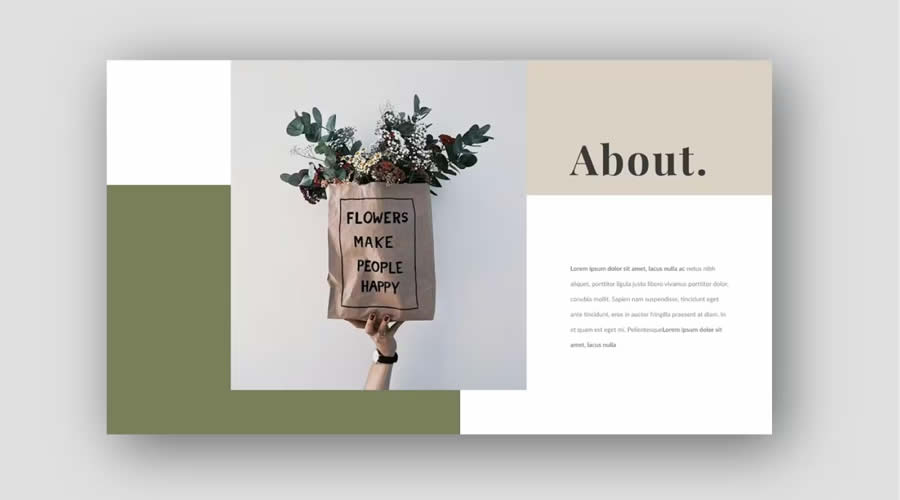 Sweeter PowerPoint Creative Minimal Clean Presentation Template