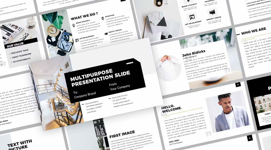 Clean One PowerPoint Minimal Clean Presentation Template