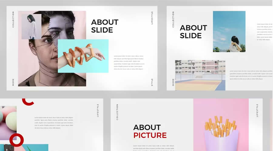 Fashion Stylist Keynote Minimal Clean Presentation Template
