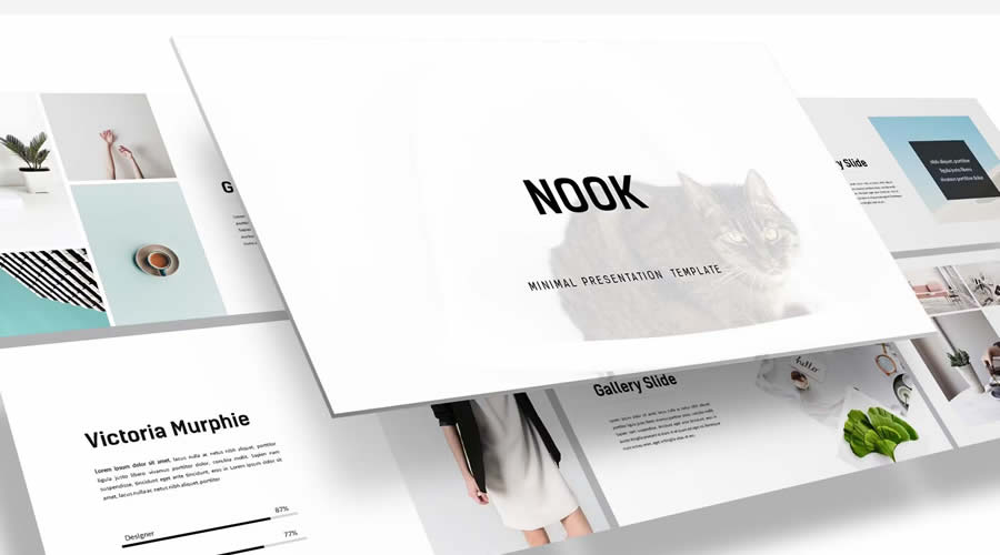 Nook PowerPoint Minimal Clean Presentation Template