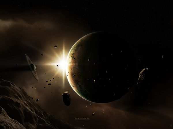 space wallpaper Omicron Beta