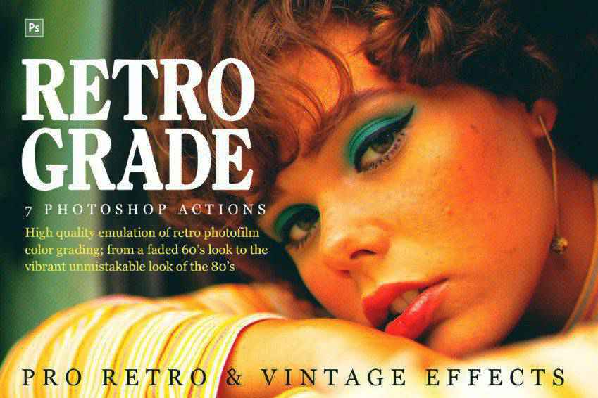 Retro and Vintage Photoshop Actions
