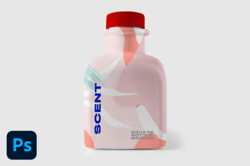 25+ Best Glass Bottle Mockup Templates for Creatives