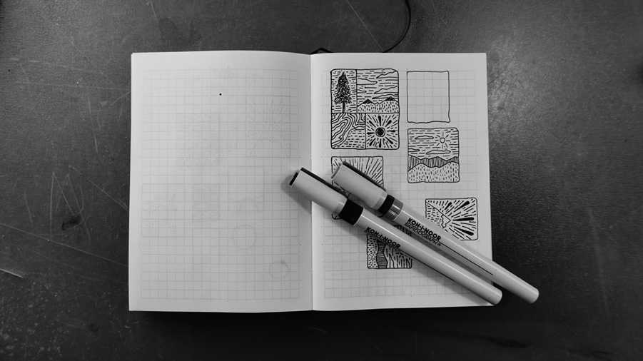 Rapidograph & Notebook
