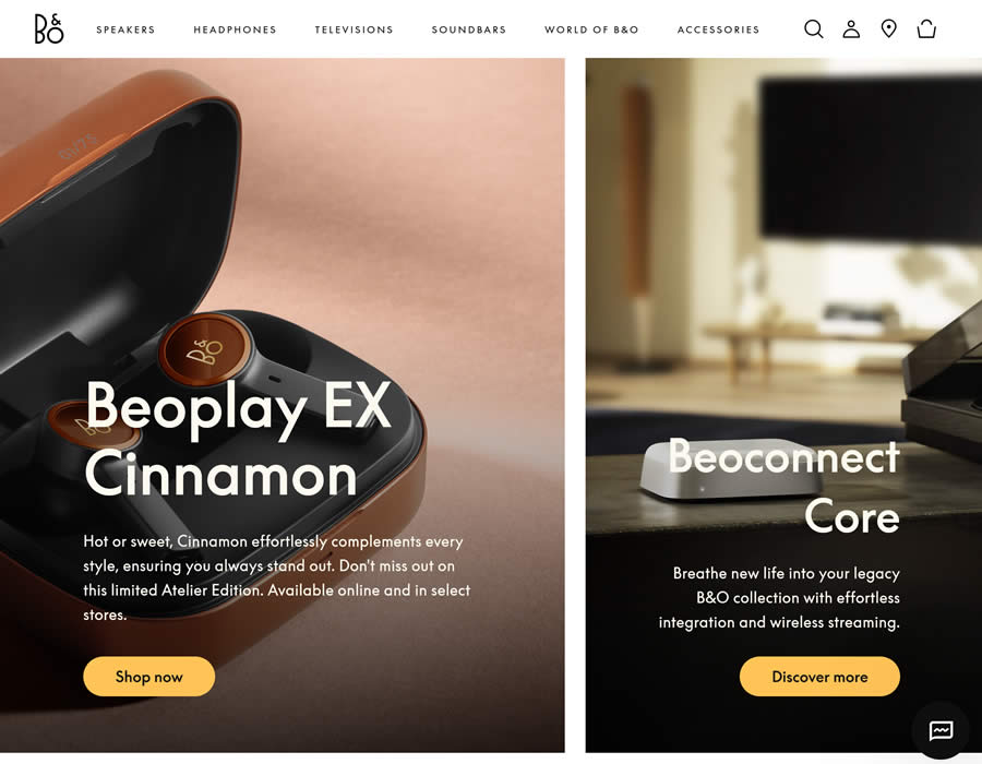 BEO Play ecommerce web design inspiration user interface shop