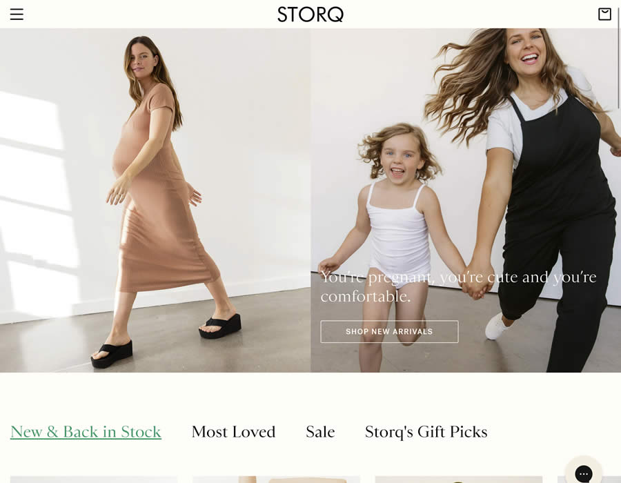Storq ecommerce web design inspiration user interface shop
