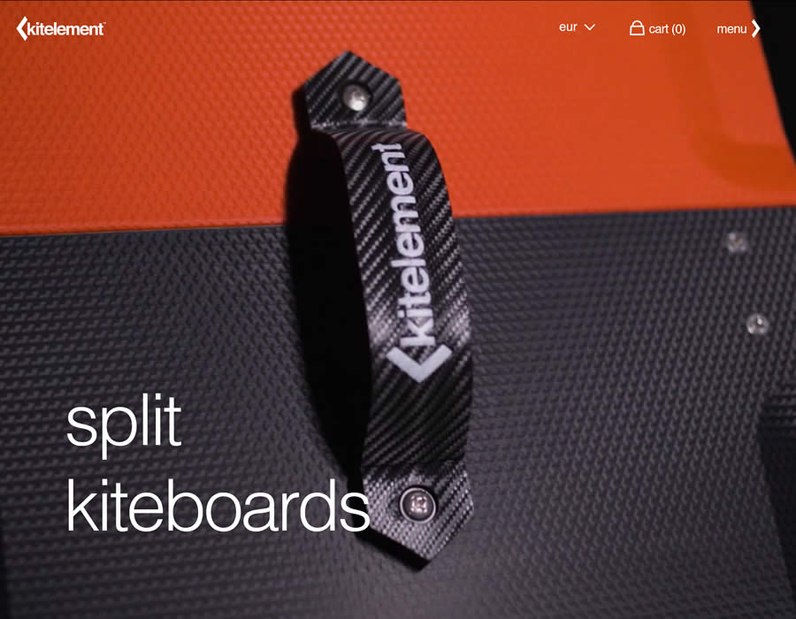 Kitelement ecommerce web design inspiration user interface shop