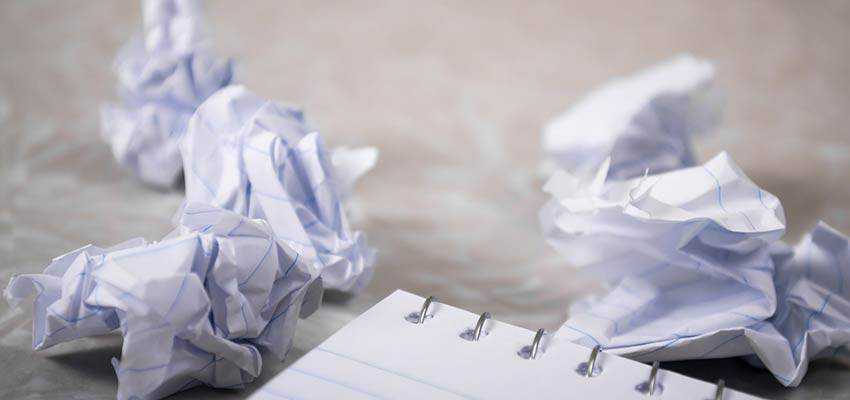 Crumpled paper
