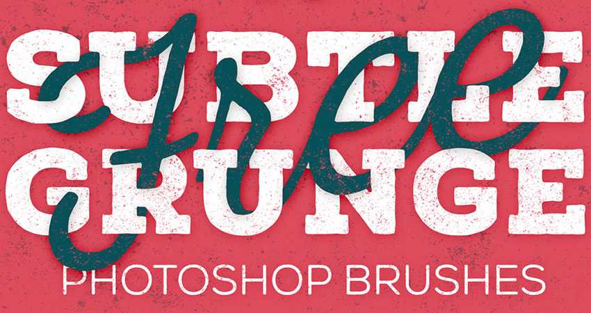 Subtle Grunge Texture Brushes free photoshop brush pack set adobe