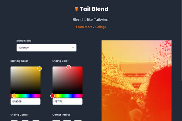 Tailblend Tiny CSS Tools for Web Designers