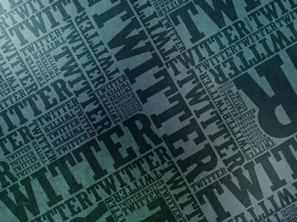 Twitter Typography Wallpaper