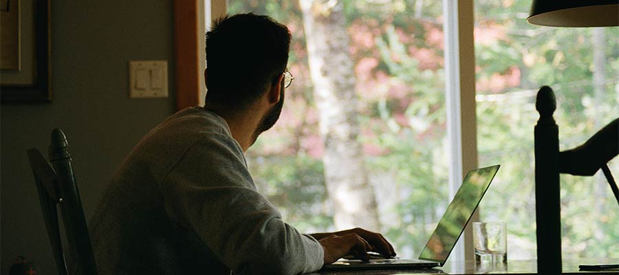 Web designers often work remotely.